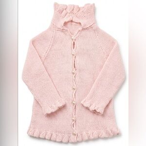 VTG 60s Handmade Crochet Baby Cardigan